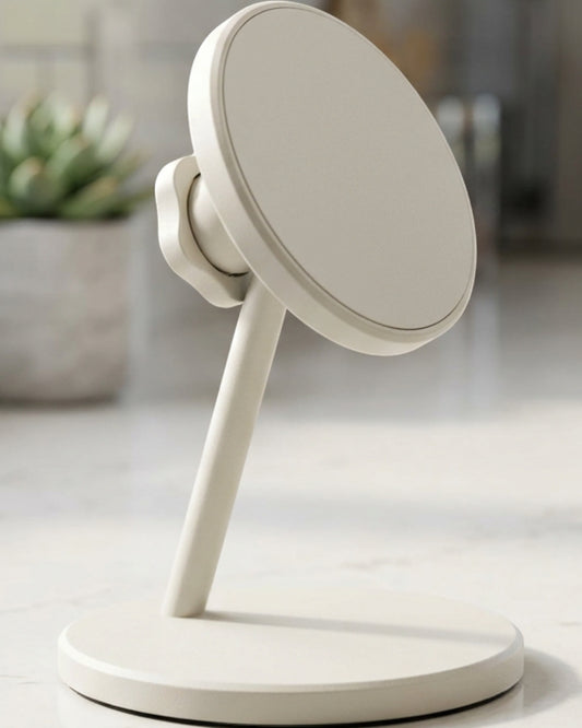 Moip Weighted Magnetic Ring Phone Stand 22 cm Sand White - Lifestyle view